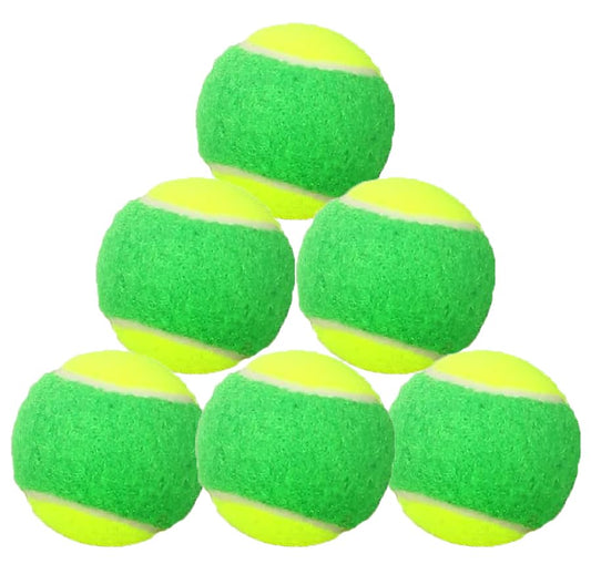 Tennis Balls Low Compression Stage Tennis Ball for Beginners Youth Training Practicing for Easy Transport - color: Green