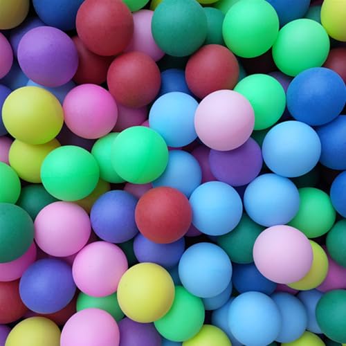 70 Pcs Colorful Table Tennis Balls, 40mm Plastic Ping Pong Balls Bulk, Entertainment Table Tennis Balls for Kids, Pong Balls, DIY Projects, Holiday Decorations, Teaching Tools.