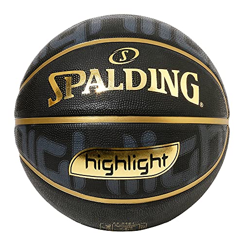 Spalding(スポルディング) バスケットボール ボール ベーシック 7号 ラバー - color: Gold Highlights 84-538J