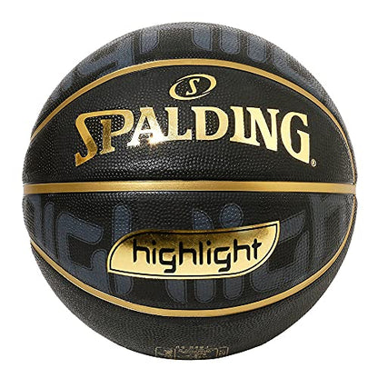 Spalding(スポルディング) バスケットボール ボール ベーシック 7号 ラバー - color: Gold Highlights 84-538J