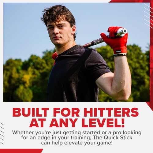 ProVelocity Quick Stick - Baseball Swing Trainer, Increases Bat Speed, Improves Swing Mechanics (Underload Trainer)