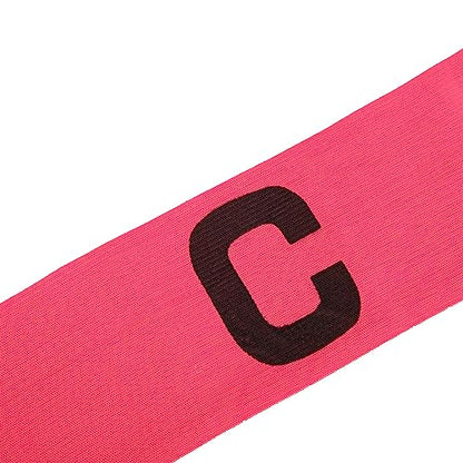 Football Captain Armband, Pack of 10 Nylon Running Exercise Football Header Game Brassard Armband Elastic Paste Winding C Word Armband for Sport Trend Hiking Mountaineering