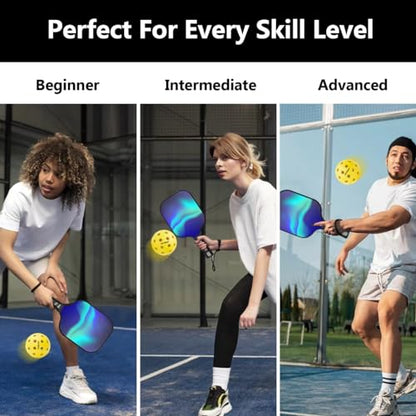Navona 48 Pack Premium 40-Holes Outdoor Pickleball Balls, Meet USAPA Official Requirement, Perfectly Balanced, High Bounce True Flight, Durable Outdoor Pickleball Set - style: Pickleballs-Y-48 pack