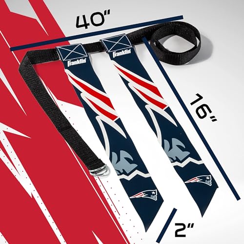 Franklin Sports NFL Team Flag Football Sets - Belts + Flags - Kids + Adults - Fits Up to 36" Waist - NFL Licensed