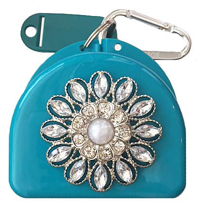 Decorated Mouthguard Case - Crystal Waters - color: Aqua