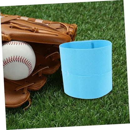 Baseball Glove Strap Holder Elastic Design for Secure Fit Softball Glove Wrap Ventilated Mitt Shaper for - color: Sky-blue