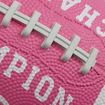 Champion Blitz Football, All-Weather Football, Enhanced Grip, Durable Rubber Cover and Molded Laces, for Outdoor Sports & Training, Includes 6 Ball Pump