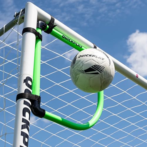 QuickPlay Goal Corner Target Frames Set of 2 - Soccer Goal Target Corners for Shooting Accuracy Training - Corner Targets for Soccer Goals with Quick Attach Straps, Carry Bag and Ground Stakes