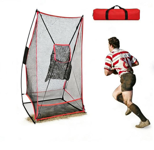 Football Kicking Net - Portable Practice Net with Target Zone for Backyard Punting Passing Snapping Accuracy - Sideline Training Tool for Improving Skills & Confidence for Adults Kids - style: 6×3