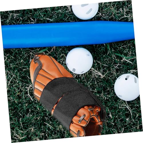 Toddmomy Baseball Glove Strap Elastic Wrap Catcher Glove Band Sticker Closure Nylon