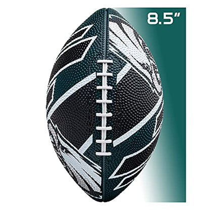 Franklin Sports NFL Team Footballs - Rubber Youth Mini Balls for All Teams - Kids 8.5" Football + Air Pump Sets - Official NFL Licensed - style: Philadelphia Eagles