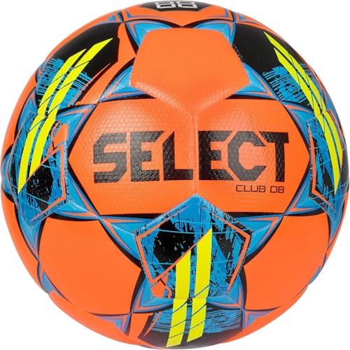 SELECT Club Soccer Ball - color: Orange/Blue V22 - 1-Ball, size: 4