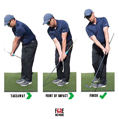 Lag Shot Golf Training Aid | Lag Stick Golf Swing Trainer Provides Instant Feedback On Chip Shot Faults | Rotation and Golf Wrist Hinge Trainer Fits Mens, Womens, Kids/Junior Clubs