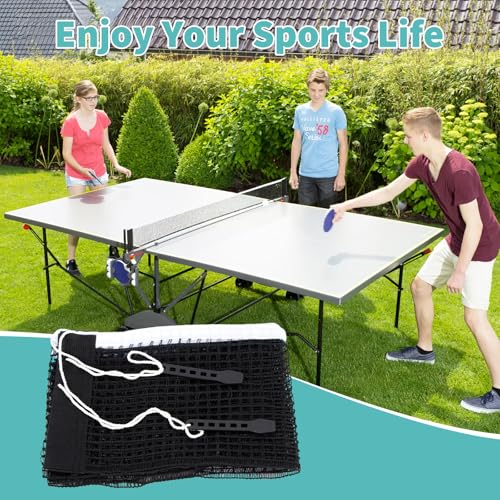 Ping Pong Net Replacement Compatible with Kettler Ping Pong Table-Nylon, Portable and Easy Setup,2 Pack,71"