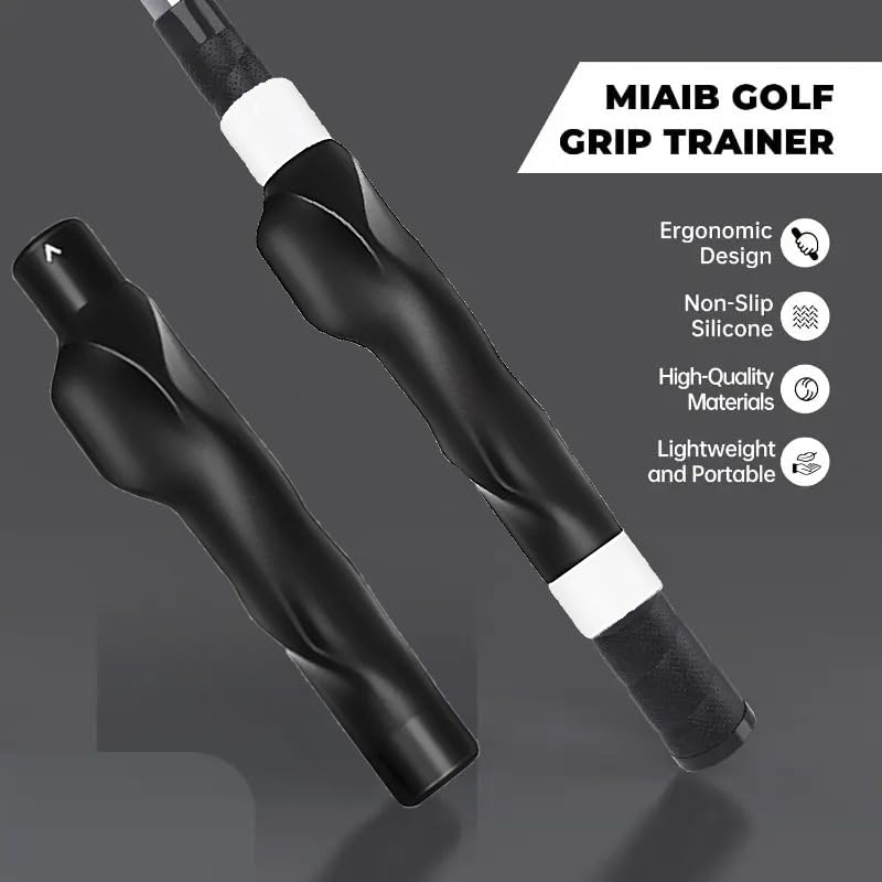 2Pack Golf Grip Trainer,Golf Training Aid Grip Trainer Club,Training Grip Right Hand, to Help Train Correct Hand Position