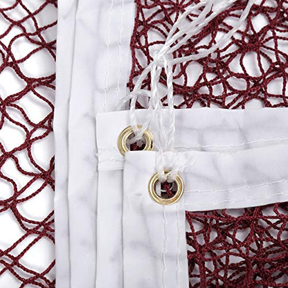 Badminton Net Nylon Portable Tennis Net Set - for Tennis Sport Net for Indoor/Outdoor, Backyard,Schoolyard,Garden, 20 FT x 2.5 FT (Without Frame)