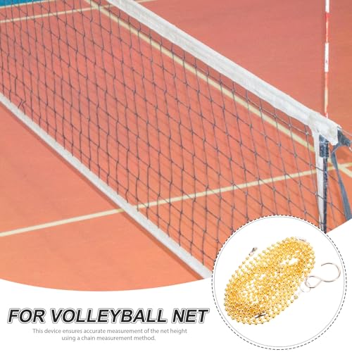 YARNOW Volleyball Net Measurement Chain 2 Piece Set Lightweight Portable Referee Equipment for Accurate Outdoor Volleyball Net Height Measurement