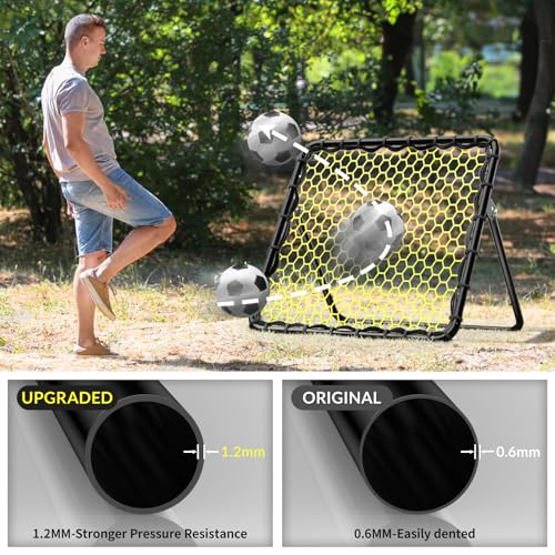 Happy Jump Portable Soccer Rebounder Net for Kids Soccer Training Practice
