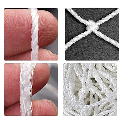 Polypropylene Fiber Soccer Nets, Replacement Nets for Soccer Goal, Replacement Goal for Soccer Sports Net - size: 6X4FT