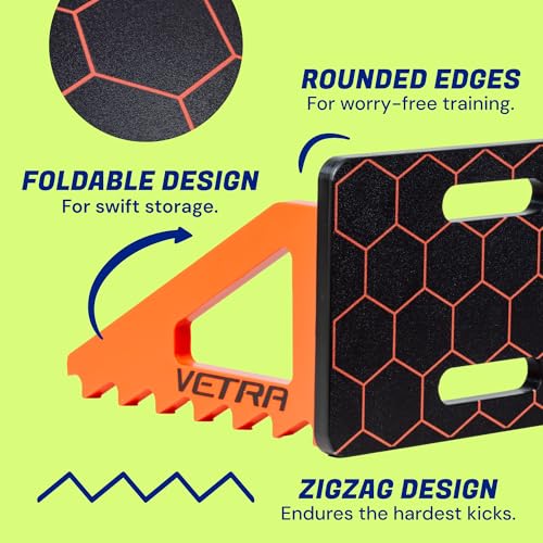 VETRA Soccer Rebounder Board - Heavy Duty Portable Soccer Wall & Passing Board with Sandbags - Indoor & Outdoor Soccer Training Equipment & Summer Solo Practice, Ball Control & Shooting