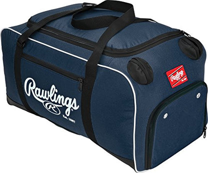 Rawlings | COVERT Duffle Equipment Bag | Baseball/Softball | Multiple Styles - color: Navy Blue