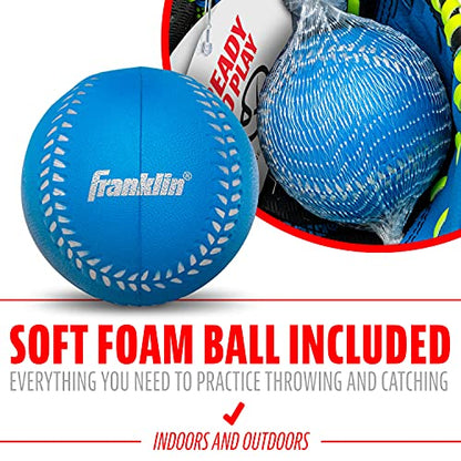 Franklin Sports Kids Baseball Glove - NeoGrip Boys + Girls Youth Tball Glove - Teeball, Baseball + Softball Mitt