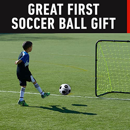 Franklin Sports Soccer Balls - Youth & Adult - Sizes 3, 4 & 5 - Single & Bulk Packs - Black & White - style: Size 3 - 1 Inflated Ball