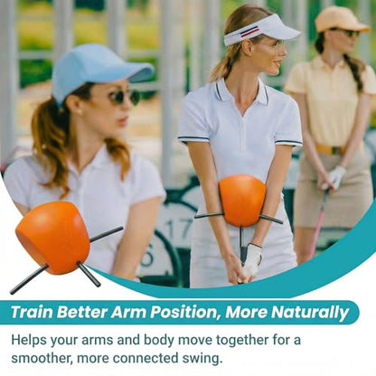 Connector Golf Swing Trainer for Posture Correction and Arm Alignment, Golf Training Aid for Proper Swing Mechanics, Golf Swing Ball Training, Golf Connector Ball Practice, All Skill Levels