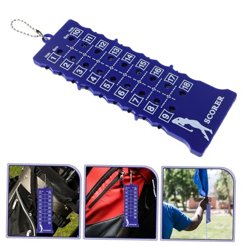 Golf Score Counter Shot Stroke Counter for Women Compact Scoreboard for Golf Tournaments Practice