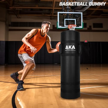 AKA Sports Gear Premium Heavy Duty Standing Tackling Dummy for Football, Basketball, and Martial Arts，45 inch High