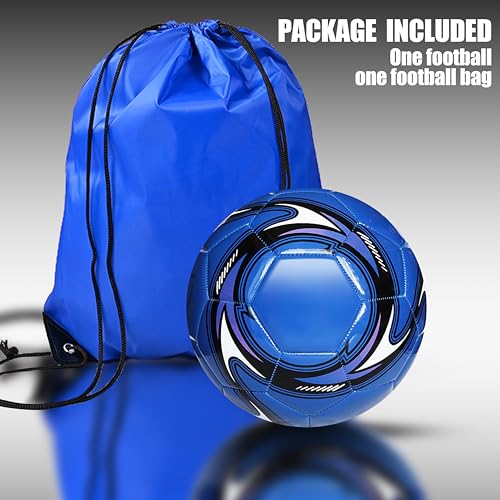 Soccer Ball Size 3,4,5 Soft PU with Football Bag Needle for Practice Training