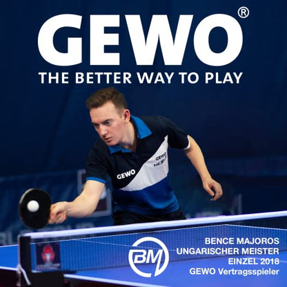 GEWO Tischtennisbälle Select PRO - 3 Sterne Tischtennis-Ball aus Plastik 40+ mit Naht - ITTF-zertifizierte Wettkampf Bälle - hochwertige Profi-Tischtennisbälle weiß, 40+mm Durchmesser