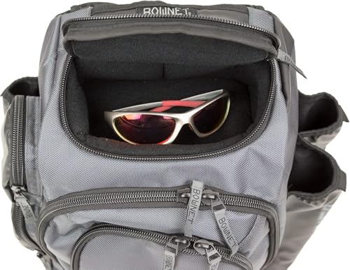 Bownet Commando Coaches Bat Bag – Baseball & Softball Backpack with Fungo Holder, 15.5” Laptop & Tablet Pocket, Large Gear Storage, Padded Straps, Youth & Adult, Black - color: Black