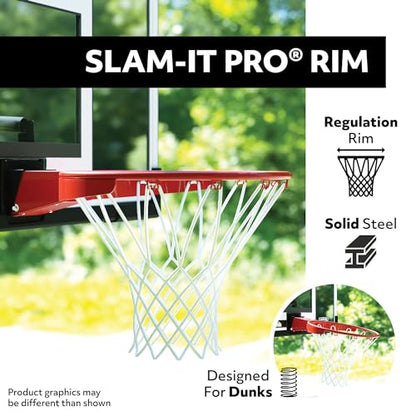 New Adjustable Lifetime Portable Basketball Hoop 71522 54-inch Acrylic Backboard