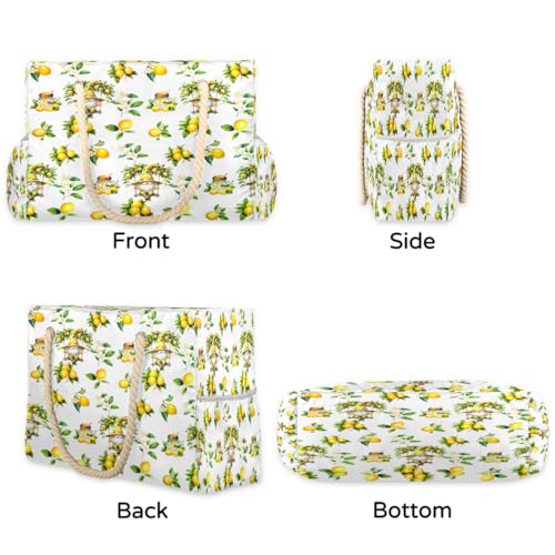 Beach Bag Waterproof Sand-proof Canvas Tote Lightweight Shoulder Bag Suitable for Family outdoor travel - color: D3