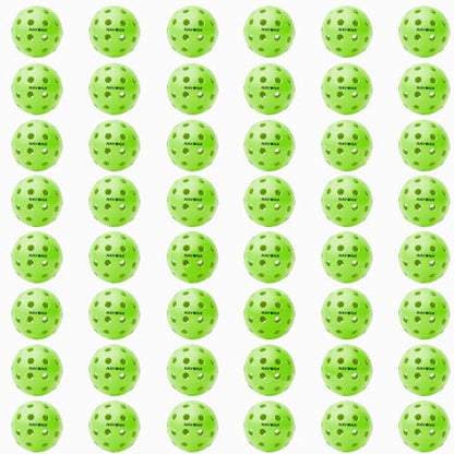 Navona 48 Pack Premium 40-Holes Outdoor Pickleball Balls, Meet USAPA Official Requirement, Perfectly Balanced, High Bounce True Flight, Durable Outdoor Pickleball Set - style: Pickleballs-G-48 pack
