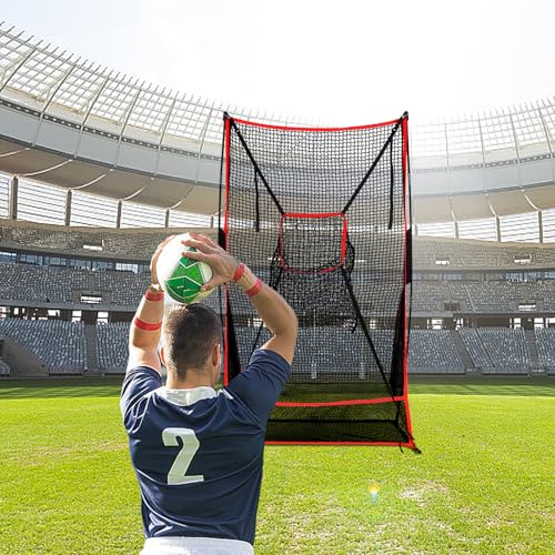 Football Kicking Cage: Quarterback Training Net for Passing Accuracy, Outdoor Practice for Youth & Adults