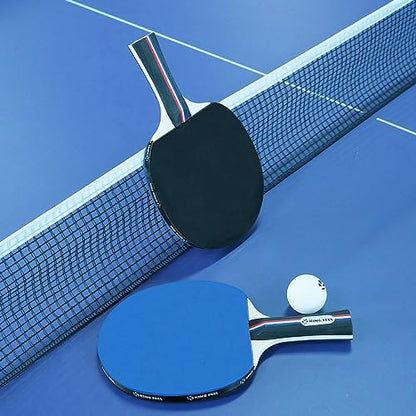 Ping Pong Paddles Set of 4 Premium Table Tennis Rackets 3-Star Ping Pong Balls(8) with Ping Pong Paddle Case Professional Table Tennis Paddles Set for Indoor & Outdoor Games