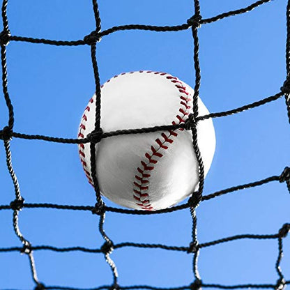 Premium Fully Edged Baseball Netting Panels | Heavy Duty #42 Grade & UV Stabilized - Overlocked Edging for Guaranteed Durability [Available in 21 Sizes] - size: 10ft x 10ft