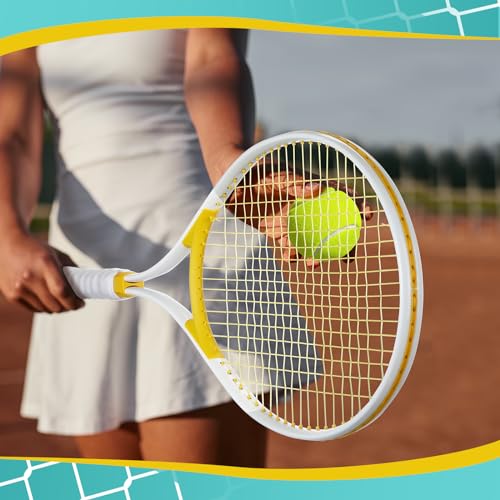 Liliful 4 Pcs Tennis Rackets for Adults Recreational 4 Players 27 Inch Tennis Racquets Lightweight Tennis Rackets Bulk for Women Men Tennis Training and Beginners with Overgrips and Carry Bag