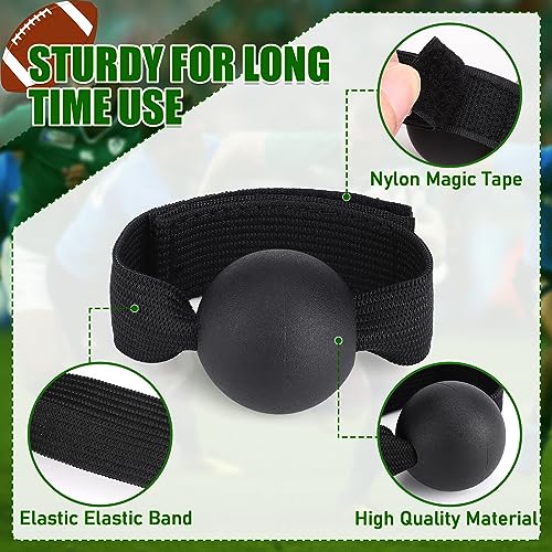 TOBWOLF 4PCS American Football Catching Trainer Band, Rugby Football Catching Receiver Trainers, Football Receiving Training, Volleyball Catching Training Hand Strap Beginner Practice Fingertip