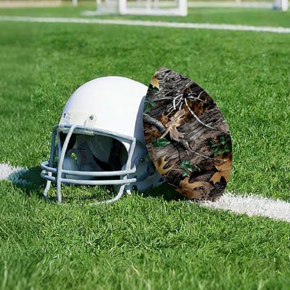 American Football, Official Size 11.9 x 7.3 Inch, Premium Composite Leather High-Grip Ball with Pro-Style Lacing, Unique Prints for Training, Games & Gifts - color: Camo Leaf
