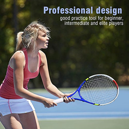 Adult Tennis Rackets, Mid Weight Tennis Racquet for Men and Women College Students Beginner Tennis Racket - color: Blue