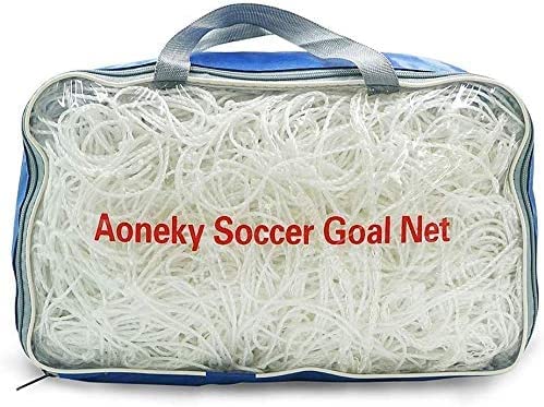 Aoneky Soccer Goal Net - 24 x 8 Ft - Full Size Football Goal Post Netting - NOT Include Posts - size: 10 x 6.5 ft - 0.10 in Cord