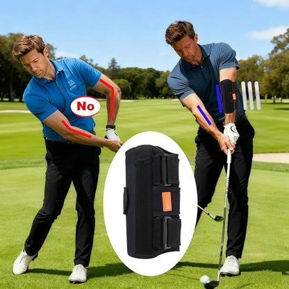 WIGERLON Golf Elbow Training Aid for Eliminating Chicken Wing, Straight arm Trainer for Beginner,Golf Swing Training Elbow Brace For Men And Women