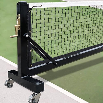 Seliyoo Pro Portable Pickleball Net System Portable Pickleball Net Outdoor,Heavy Duty Premium-Grade Brass Winder 22 FT Regulation Size Pickleball Court Equipment Indoor or Outdoors