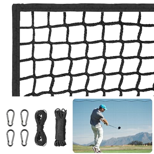 Heavy Duty Golf Practice Net, High-Impact Golf Hitting Net for Indoor/Outdoor Use - size: 10x10ft without target