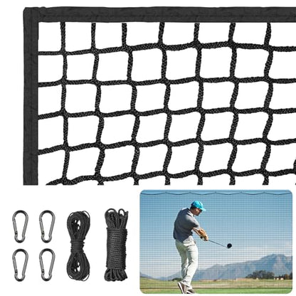 Heavy Duty Golf Practice Net, High-Impact Golf Hitting Net for Indoor/Outdoor Use - size: 10x10ft without target