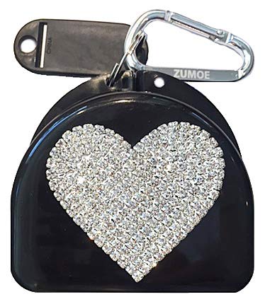 Decorated Mouthguard Retainer Mouth Guard Case - Young Love - color: Black