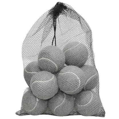 URBEST Tennis Ball, 10PCS Training Tennis Balls, Comes with a Net Bag for Easy Carrying, Beginner Training Tennis Balls, Pet Dog Exercise Ball - color: Grey